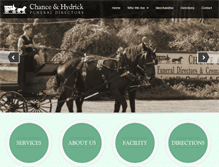 Tablet Screenshot of chanceandhydrick.com